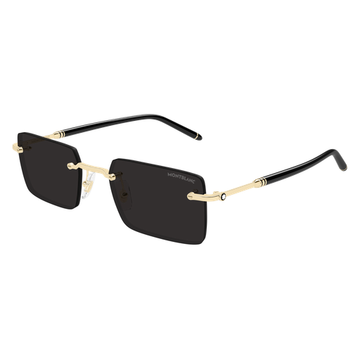 Gafas de sol Montblanc Hombre MB0482S001-GOLD-BLACK-GREY53 - MB0482S001-GOLD-BLACK-GREY53